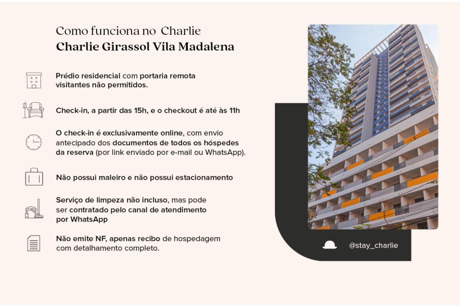 圣保罗Charlie Girassol Vila Madalena公寓 外观 照片